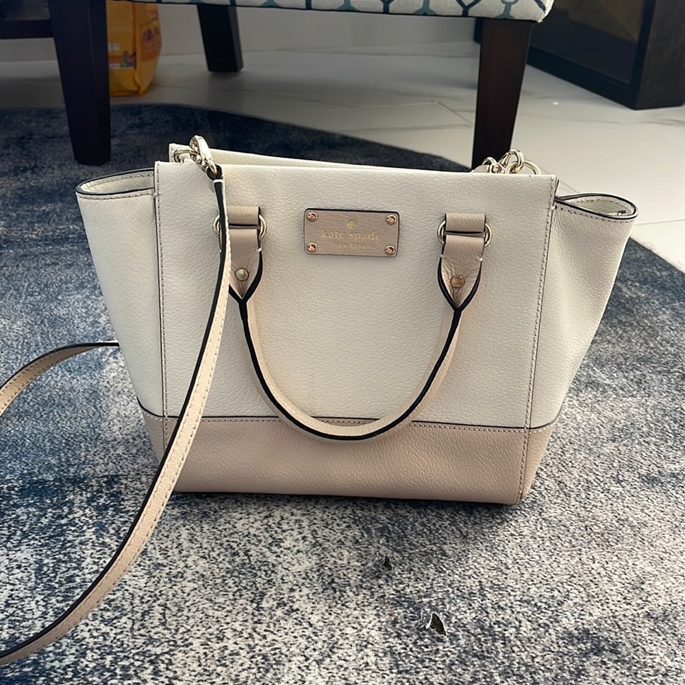 Kate Spade Nude/White Camyrn Purse